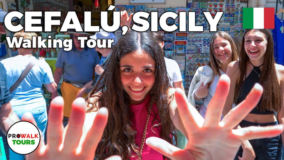 Cefalù, Sicily 2024 Walking Tour - 4K60fps with Captions