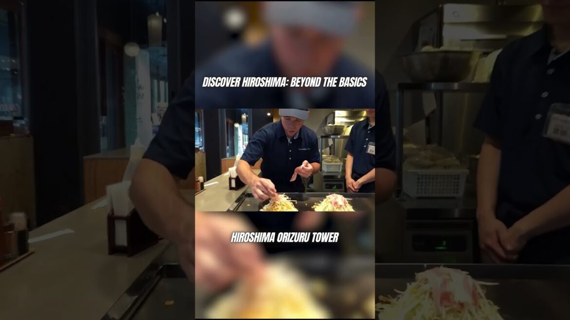 Hiroshima Okonomiyaki Challenge: Can Kevin Master It?　#Japanesefood #Hiroshima #Okonomiyaki