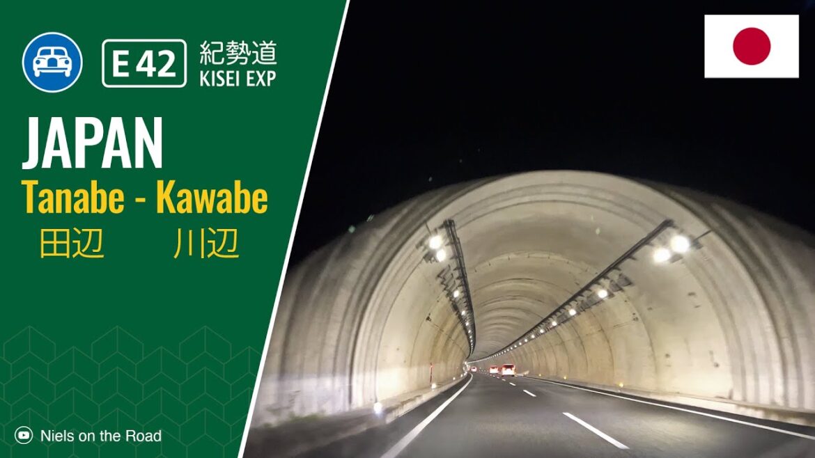 Driving in Japan: E42 Kisei Expressway from Tanabe to Kawabe Driving in Japan: E42 Kisei Expressway from Tanabe to Kawabe