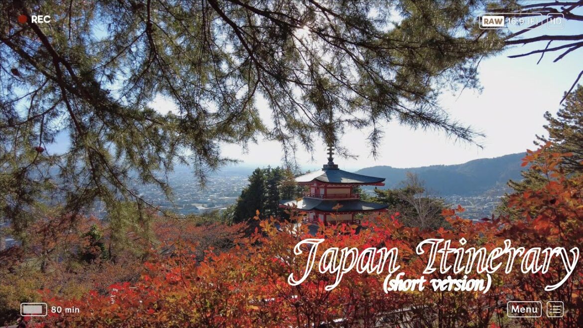 Japan Itinerary - how i spend 18 days in Japan (short version)