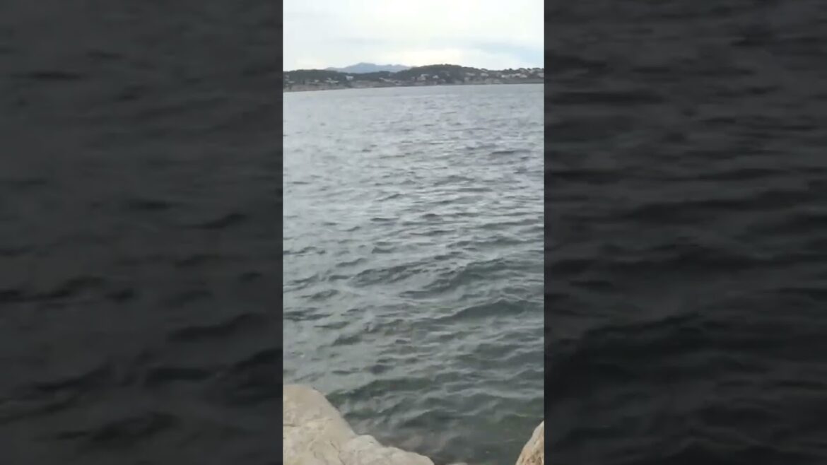 Légère pluie au bord de la mer