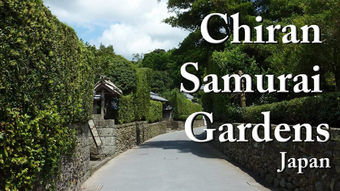 A Nicely Preserved Samurai District in Chiran, Kagoshima, Japan