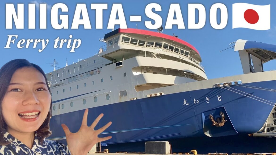 NIIGATA🇯🇵 Ferry Trip from Sado Island to Niigata🚢  Japan travel vlog⭐️ Japanese countryside