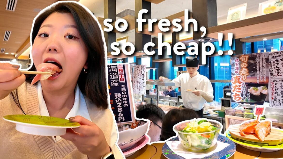 CONVEYOR BELT SUSHI FEAST π£! Tokyo’s LARGEST Sushi Train Experience CONVEYOR BELT SUSHI FEAST π£! Tokyo's LARGEST Sushi Train Experience