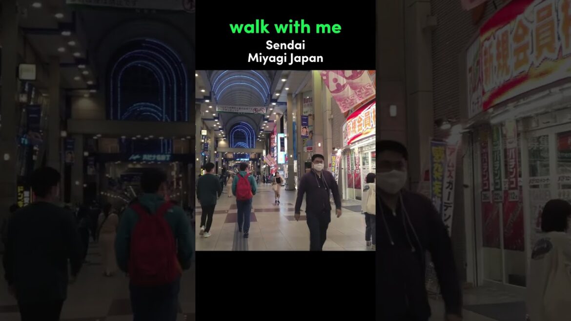 Walk With Me in Sendai | Miyagi Japan Walking Tour