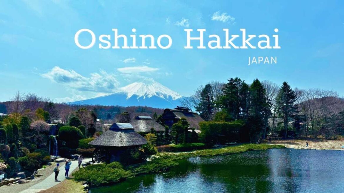 Oshino Hakkai - The oldest village, the best place to see Mount Fuji