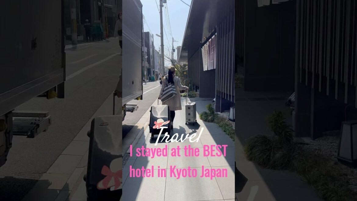 I booked the BEST hotel in Kyoto Japan ✈️🏨 #japan #kyoto #travel #familytrip