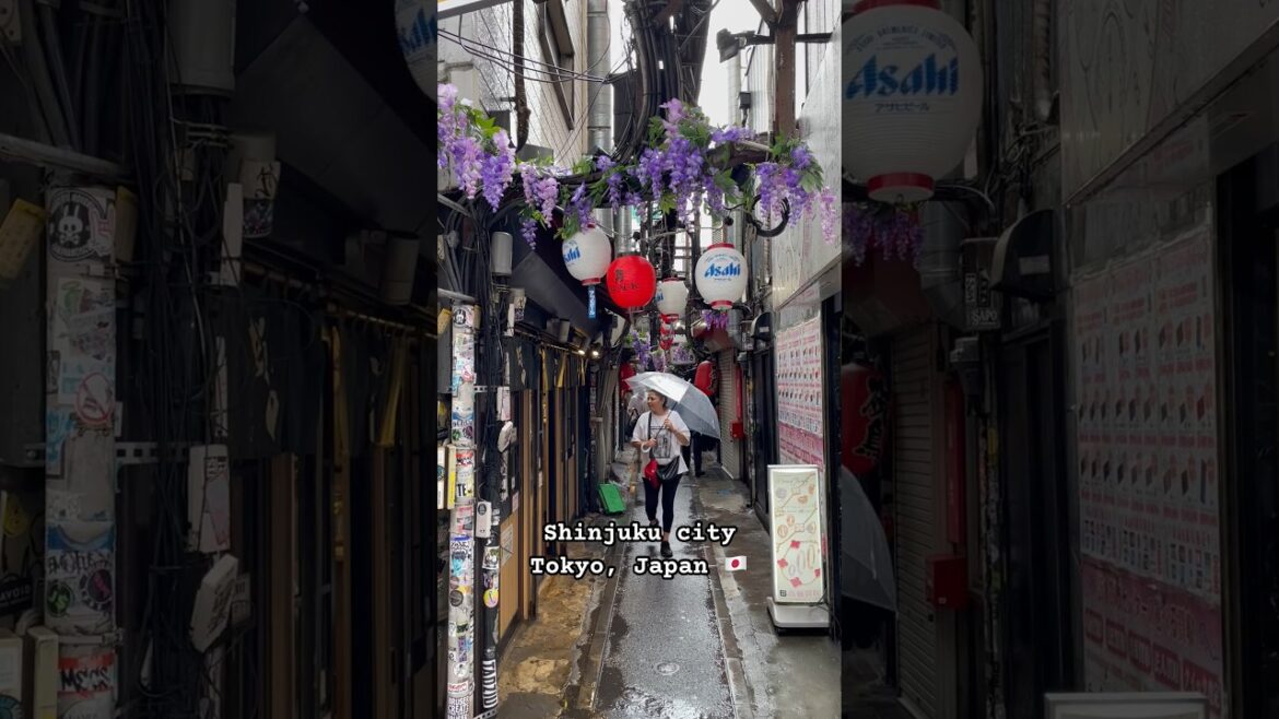 Rainy day in Shinjuku city, #Tokyo, #Japan 🇯🇵