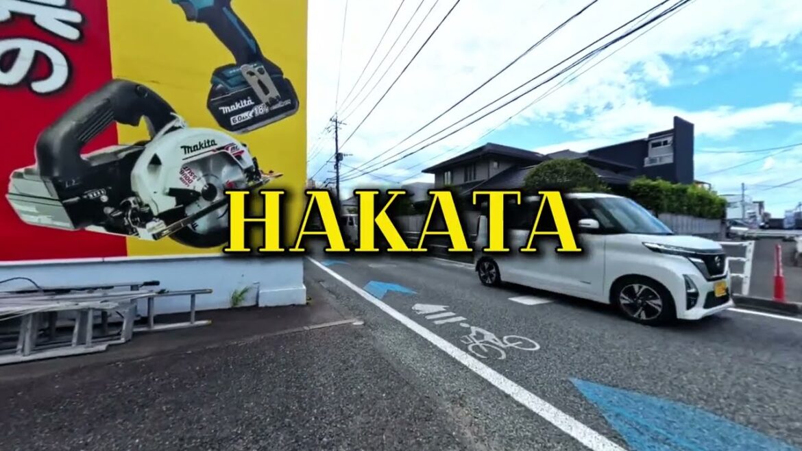 Unforgettable 4K HDR Cycling Tour in Hakata: Explore Japan's Hidden Gem!