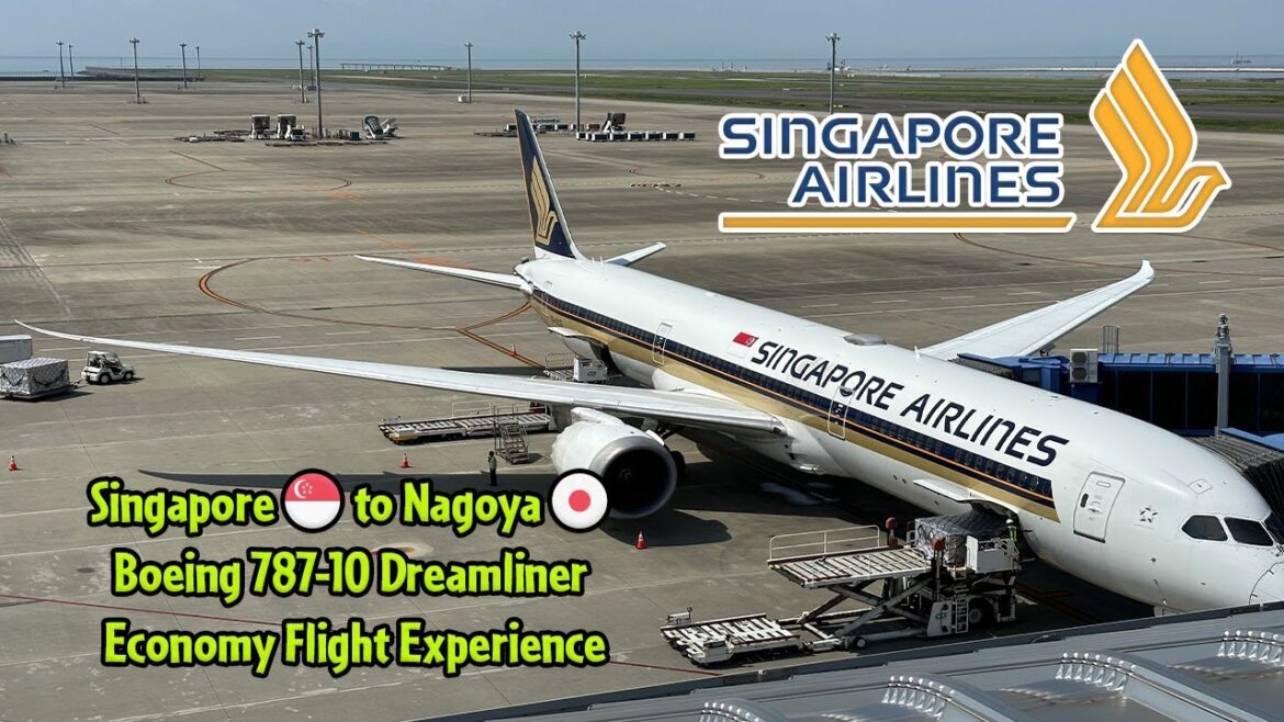 Singapore Airlines Boeing 787-10 Singapore to Nagoya Economy Flight Experience Singapore Airlines Boeing 787-10 Singapore to Nagoya Economy Flight Experience
