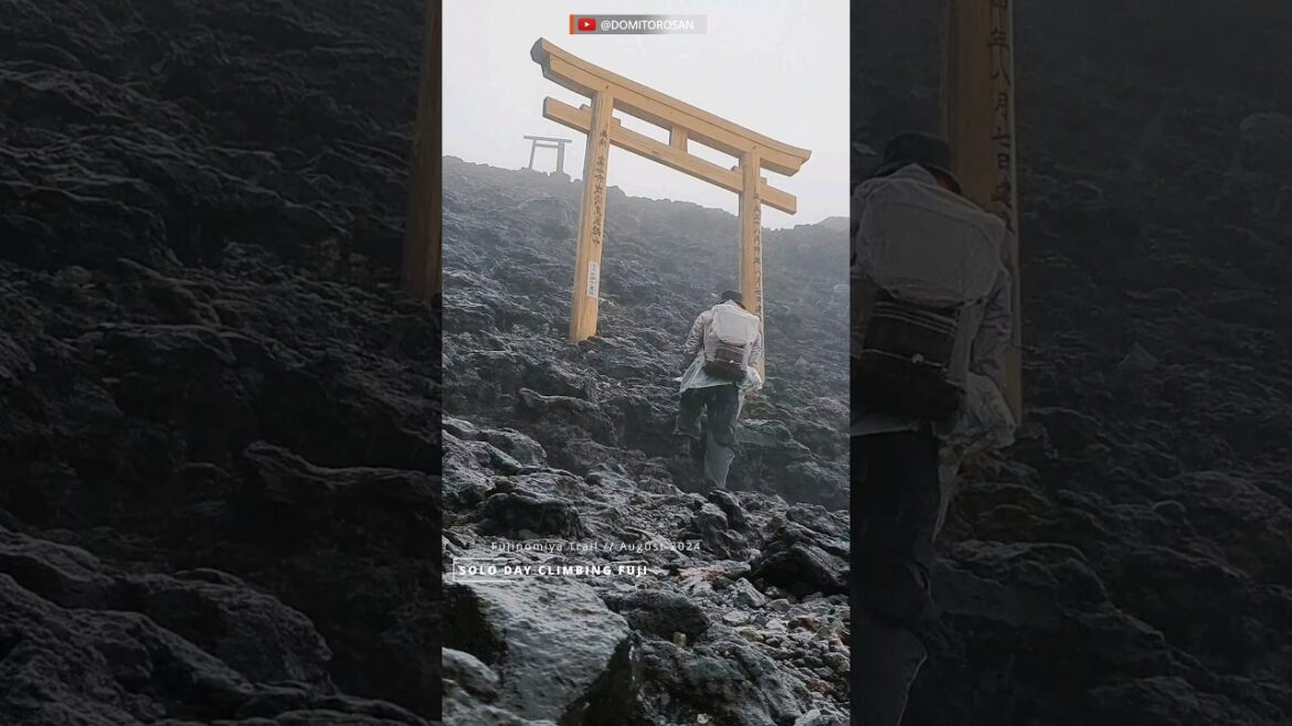 Solo Day Climbing Fuji via the #Fujinomiya Trail. August 2024 🏔 #Japan #日本 #fuji #climbing #富士 #富士宮 Solo Day Climbing Fuji via the #Fujinomiya Trail. August 2024 🏔 #Japan #日本 #fuji #climbing #富士 #富士宮