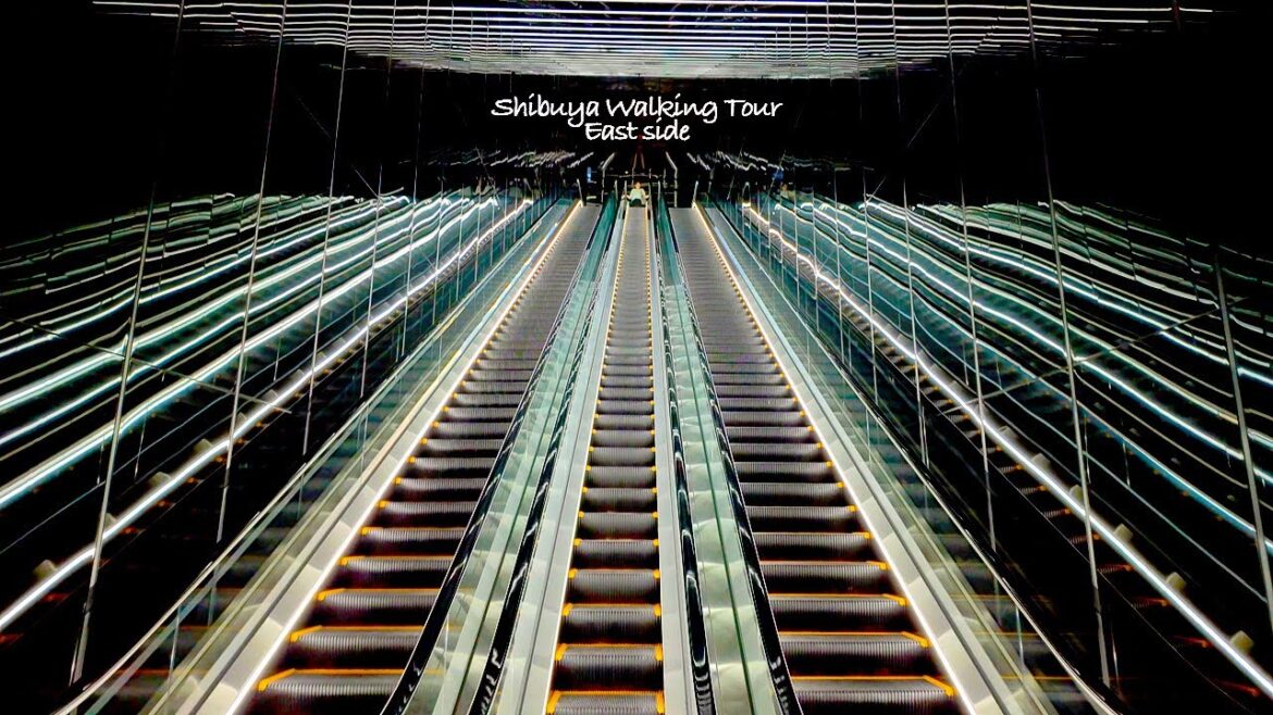 4K60【渋谷の東側】サクラステージ ストリーム アクシュ 2024 東京 Japan