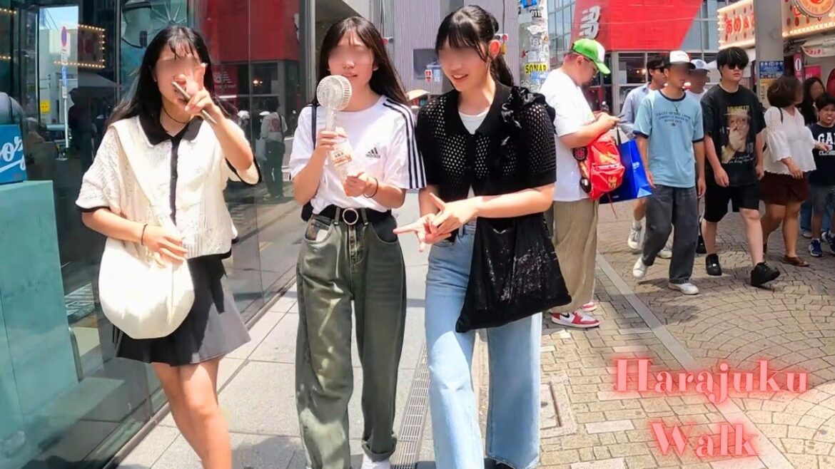 Harajuku Tokyo in Japan walk tour. 【4K】8.2024-18