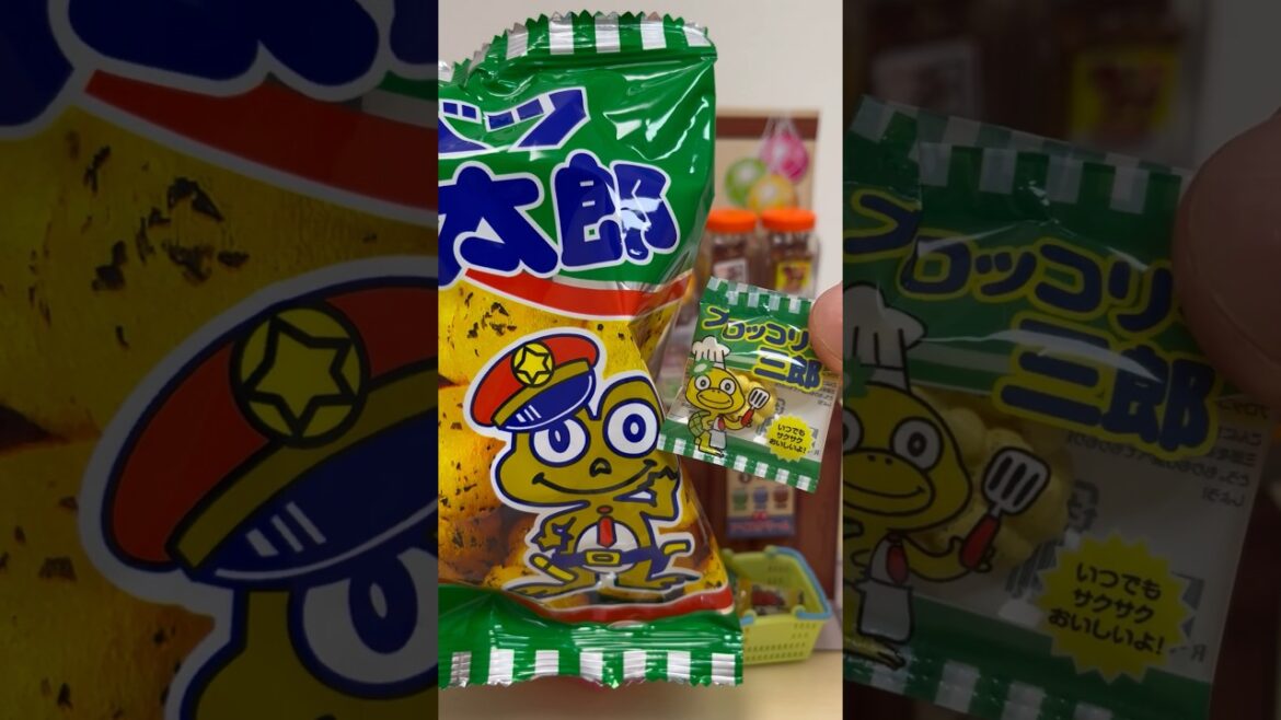 Miniature and Real Japanese Candy Cabbage Taro Corn Snacks #shorts