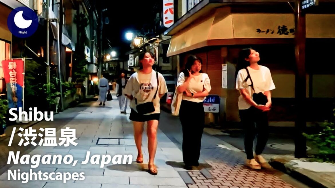 ⁴ᴷ Nagano: Shibu Onsen (長野県: 渋温泉) - Japan Walking Tour (August, 2024)