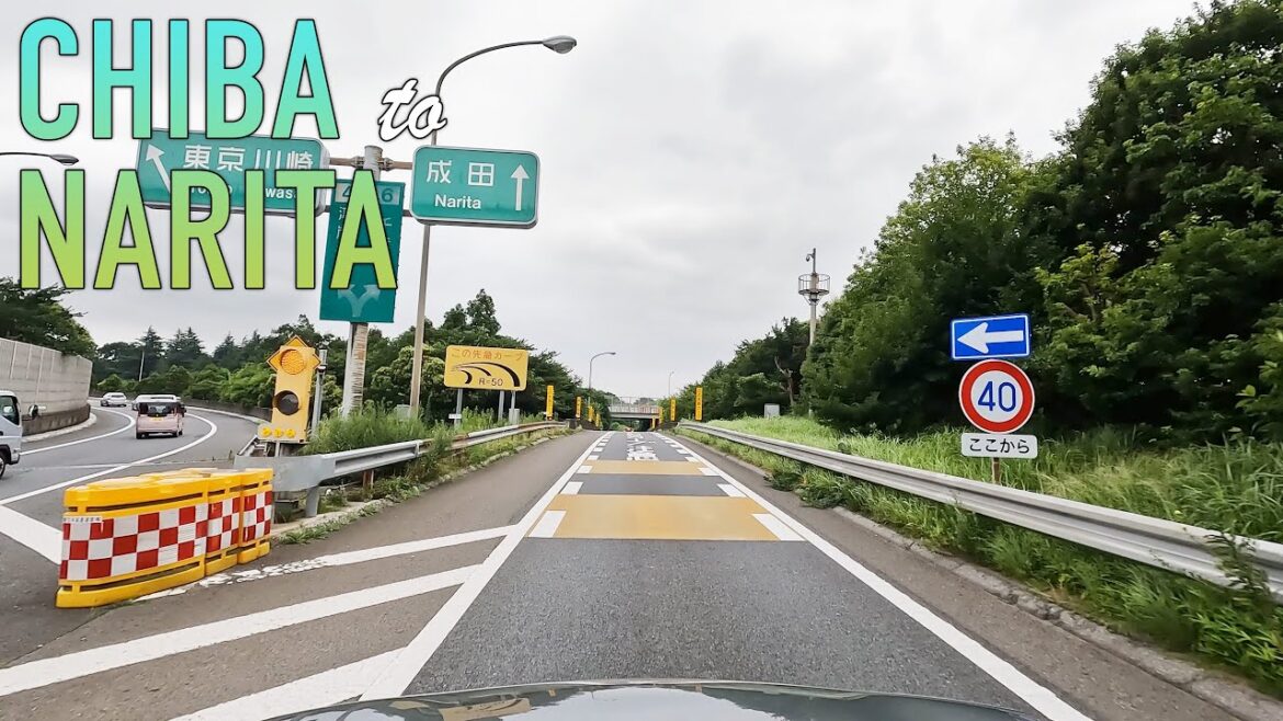 Chiba to Narita Drive in 4K