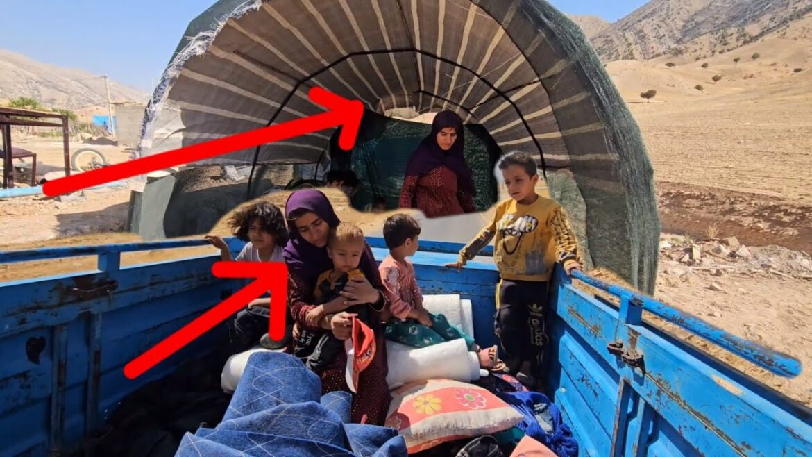 Moving to the village: Mehtab and the children escape from the clutches of Majid Moving to the village: Mehtab and the children escape from the clutches of Majid