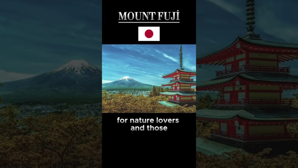 Mount Fuji - Japan #travel #landmark #history #landmarklocations #facts #incrediblelandmarks#top