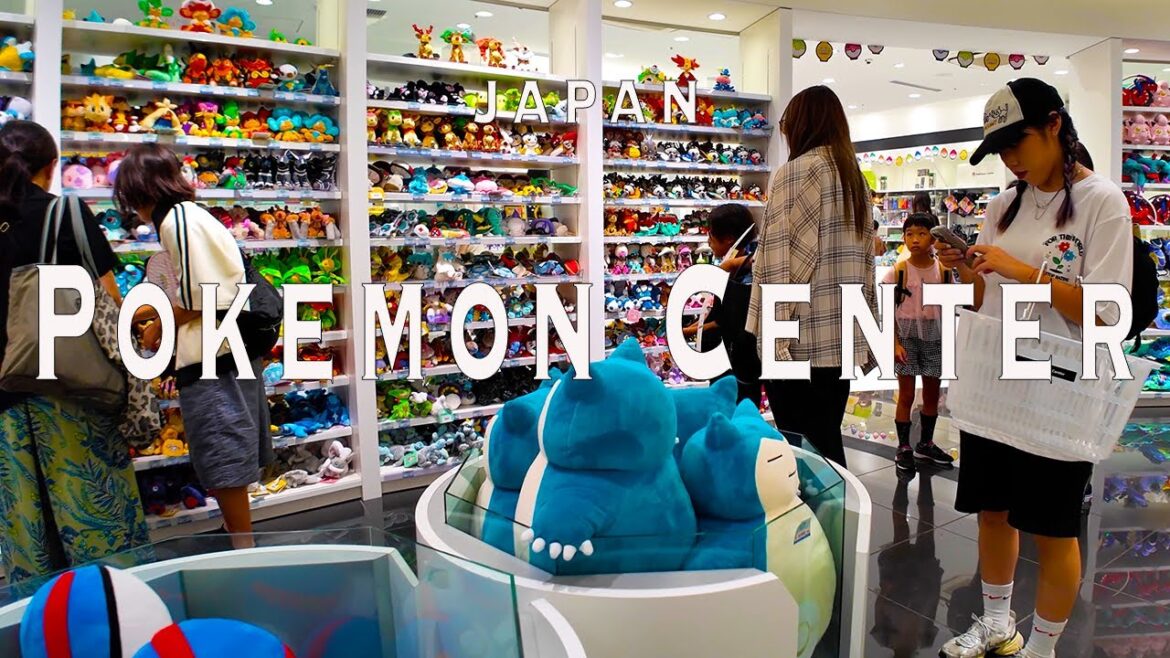 Pokemon Center Tokyo DX 4K Walking Tour (Tokyo Japan)-Tour with Captions & Immersive Sound.ポケモンセンター