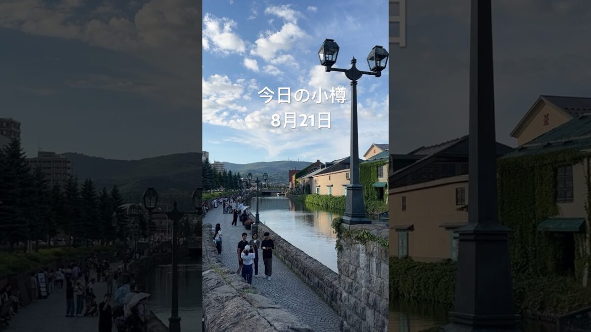 カラッと快晴、25度！秋の風を感じます😊　開放的な雰囲気が小樽の魅力です✨　#小樽