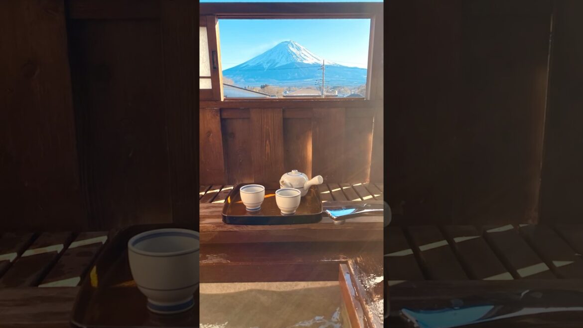 Best Mount Fuji View? #mountfuji #ryokan #onsen #japantravel