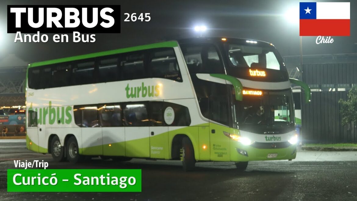 Viaje TURBUS 2645 CURICO SANTIAGO en bus MARCOPOLO G7 Volvo HRKL21 | Ando en Bus Viaje TURBUS 2645 CURICO SANTIAGO en bus MARCOPOLO G7 Volvo HRKL21 | Ando en Bus