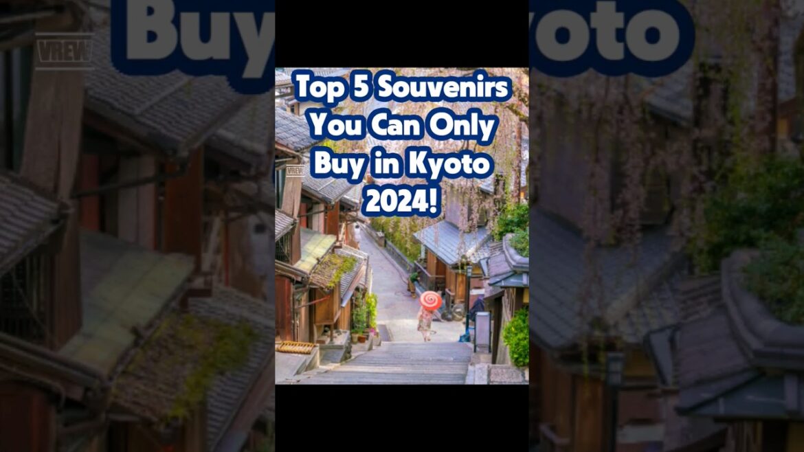 Top 5 Souvenirs You Can Only Buy in Kyoto 2024!