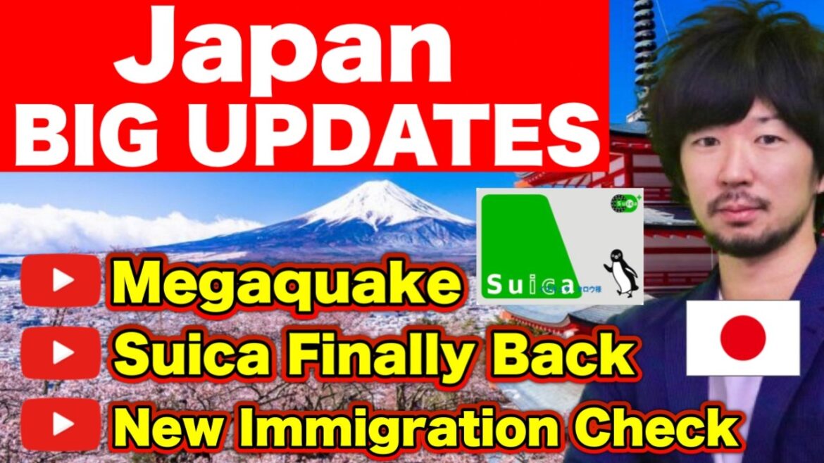 Essential Japan Updates | 8 New Things to Know Before Traveling 2024 | Megaquake Info, Suica Back! Essential Japan Updates | 8 New Things to Know Before Traveling 2024 | Megaquake Info, Suica Back!