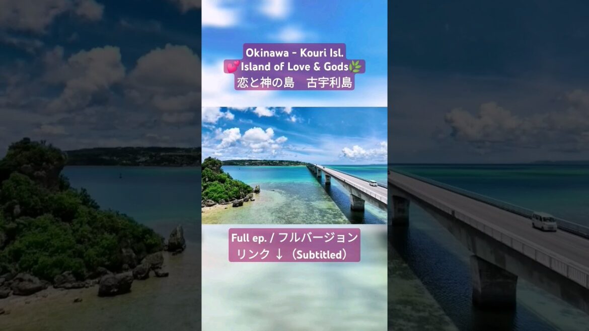 【#JAPAN #Okinawa #Island #Adventure 】#Kouri #Island #Paradise #海 の #楽園 #古宇利島 を #観光 !【#沖縄 #旅行 #絶景 】