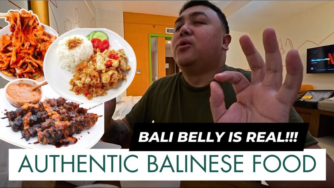 TRYING AN AUTHENTIC BALINESE FOOD FOR THE FIRST TIME | BALI BELLY IS REAL!!! | BALI VLOG 2024