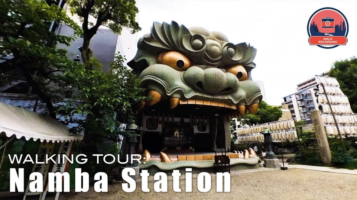 Walking Tour from Nankai Namba Station to Namba Yasaka Shrine | Osaka, Japan Walking Tour from Nankai Namba Station to Namba Yasaka Shrine | Osaka, Japan