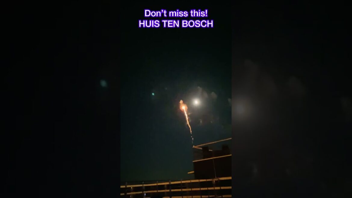 Incredible fireworks display! #Japan #Nagasaki #huistenbosch #shorts #travel #travelvlog #viralvideo