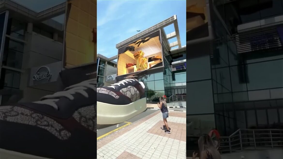 3D shoes BillBoard  #shorts#viral#videos#Japan