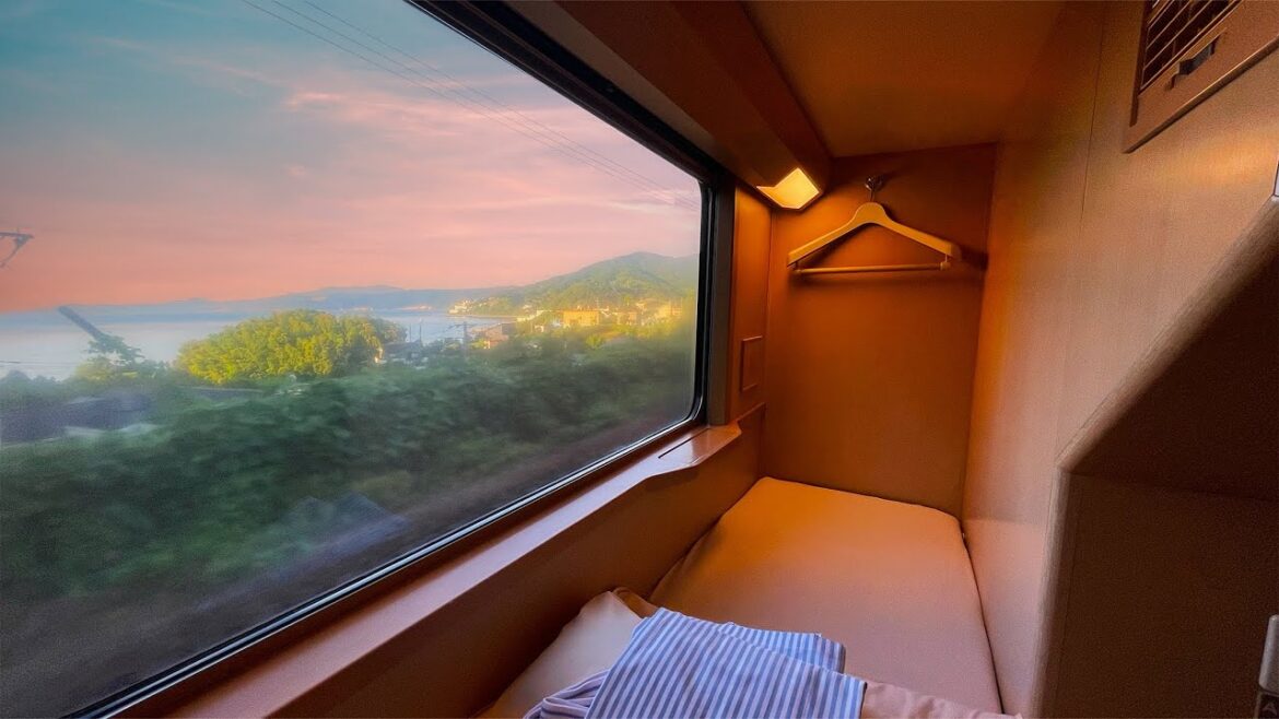 Explore Japan’s Only Overnight Sleeper Train: The Sunrise Express Journey from Osaka to Tokyo!
