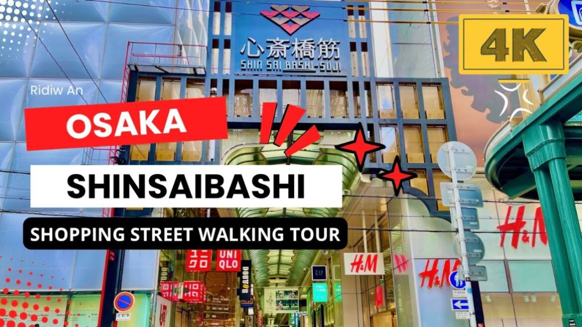 Shinsaibashi Shopping Street Osaka Japan Walking Tour 【4K】 Shinsaibashi Shopping Street Osaka Japan Walking Tour 【4K】