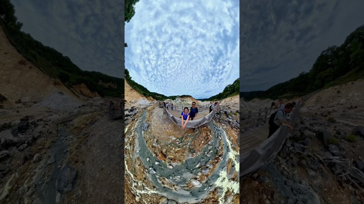 Hokkaido Noboribetsu Jigokudani Valley