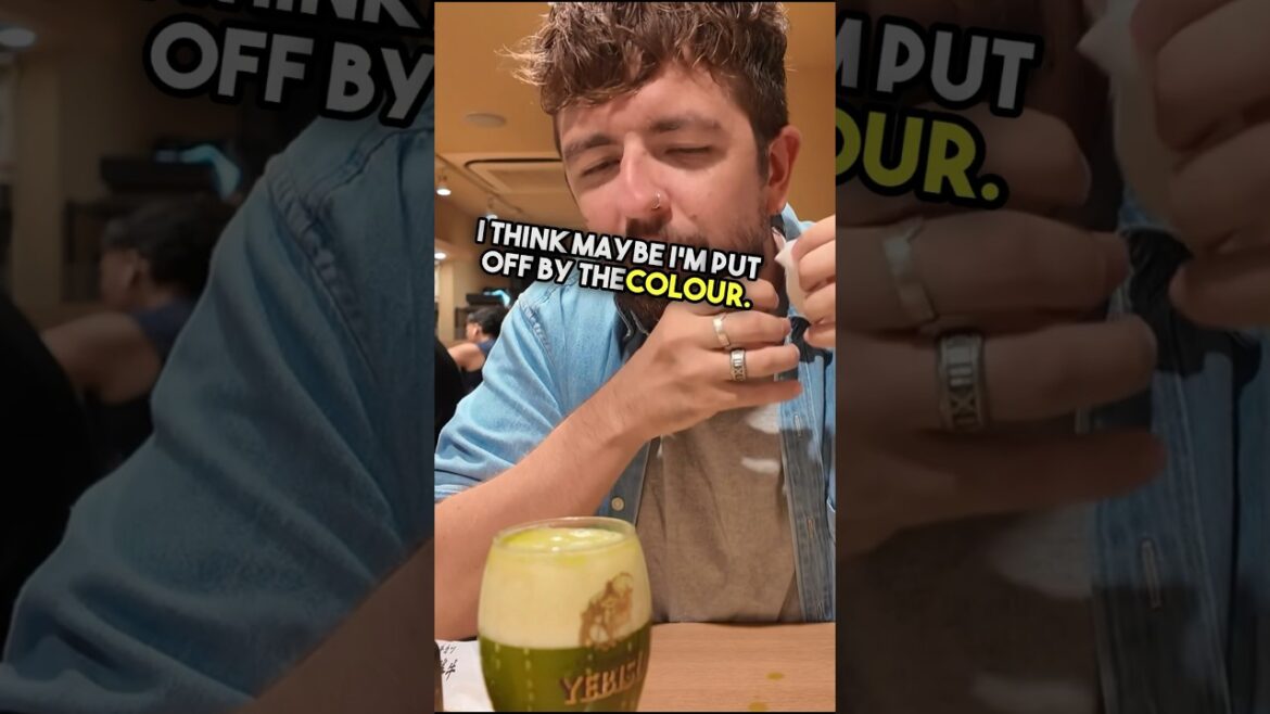 MATCHA Beer Is Weird!! #japan #matcha #travelshorts #japanese #japantravel #asahi #kyoto #travel MATCHA Beer Is Weird!! #japan #matcha #travelshorts #japanese #japantravel #asahi #kyoto #travel