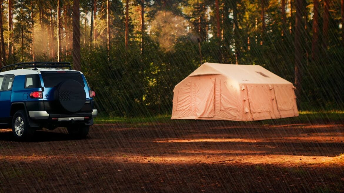 Forest Retreat in a Luxurious Inflatable Tent | 3-Day Adventure | ASMR Forest Retreat in a Luxurious Inflatable Tent | 3-Day Adventure | ASMR