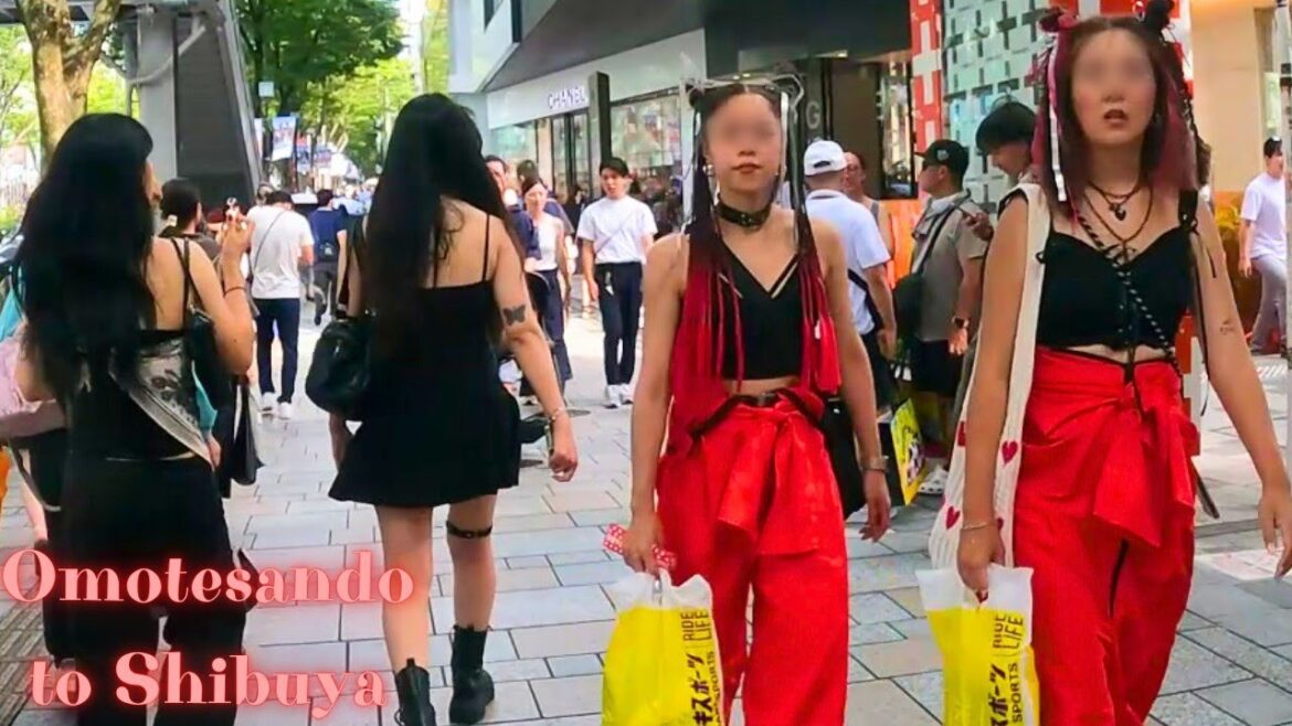 Omotesando to Shibuya Tokyo, in Japan walking tour. 【4K】8.2024-27 Omotesando to Shibuya Tokyo, in Japan walking tour. 【4K】8.2024-27
