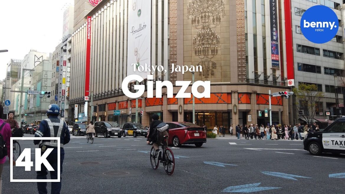 Walking Ginza Tokyo | 4K Japan Tour