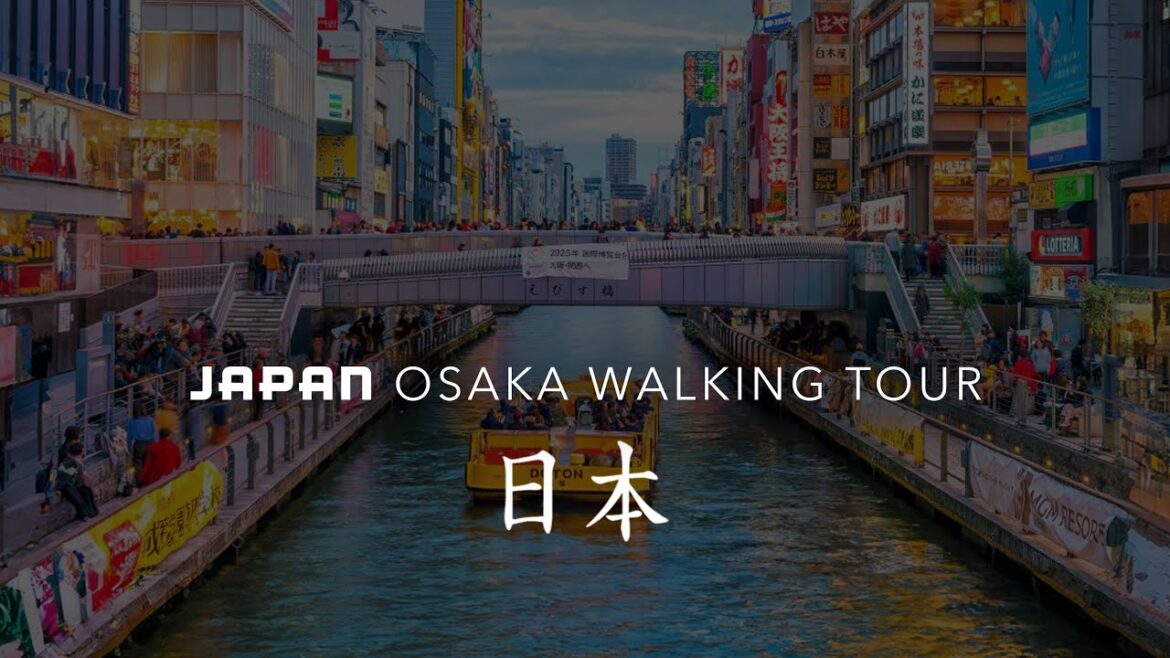 🔴 [LIVE] OSAKA, JAPAN WALKING TOUR - Dotonbori District Japan City Walk