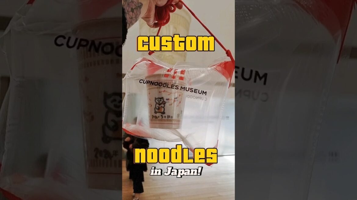 DIY Cup Noodles: Japan 🍜 #shorts