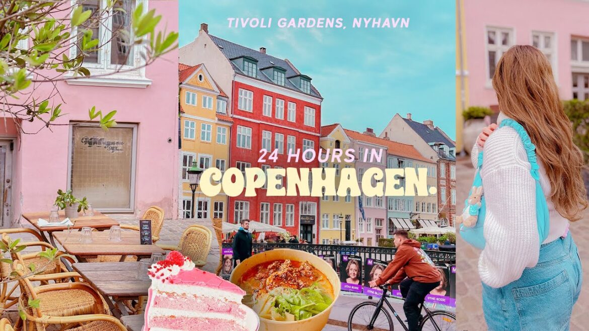 24 hours in COPENHAGEN 🎀 Tivoli Gardens, Walt Disney's INSPIRATION! delicious foods & Nyhavn