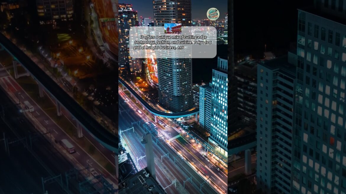 Tokyo, Japan's capital, is a bustling metropolis #shorts #travel