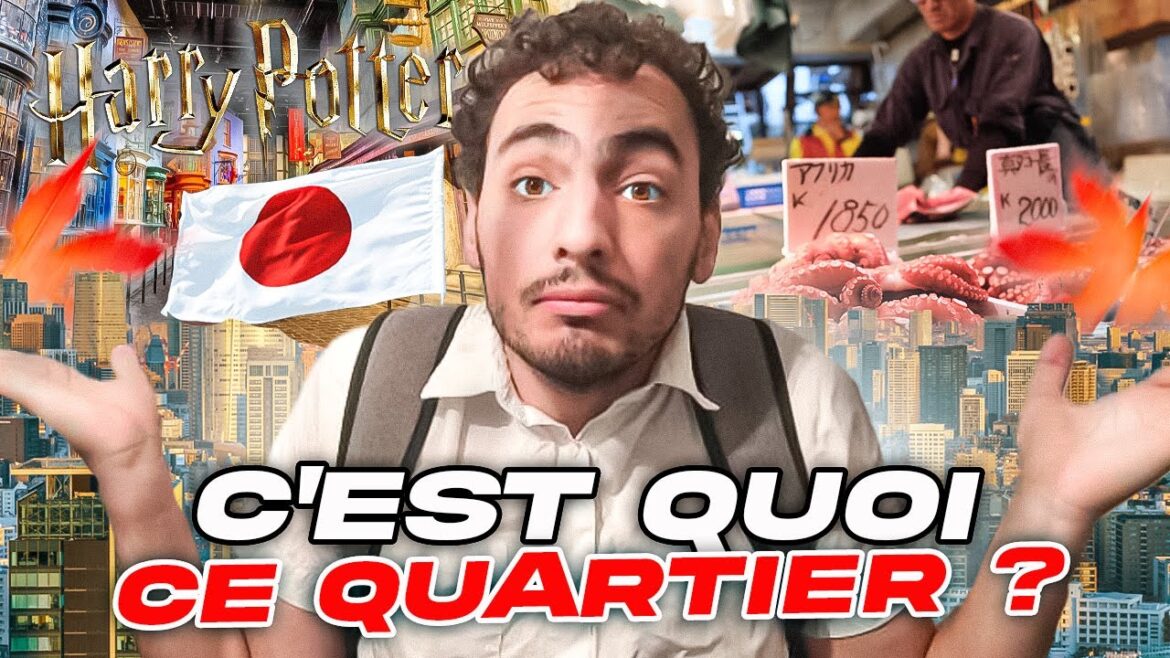 7 Destinations à Minato ku Tokyo Marché de poisson à Harry potter !!!