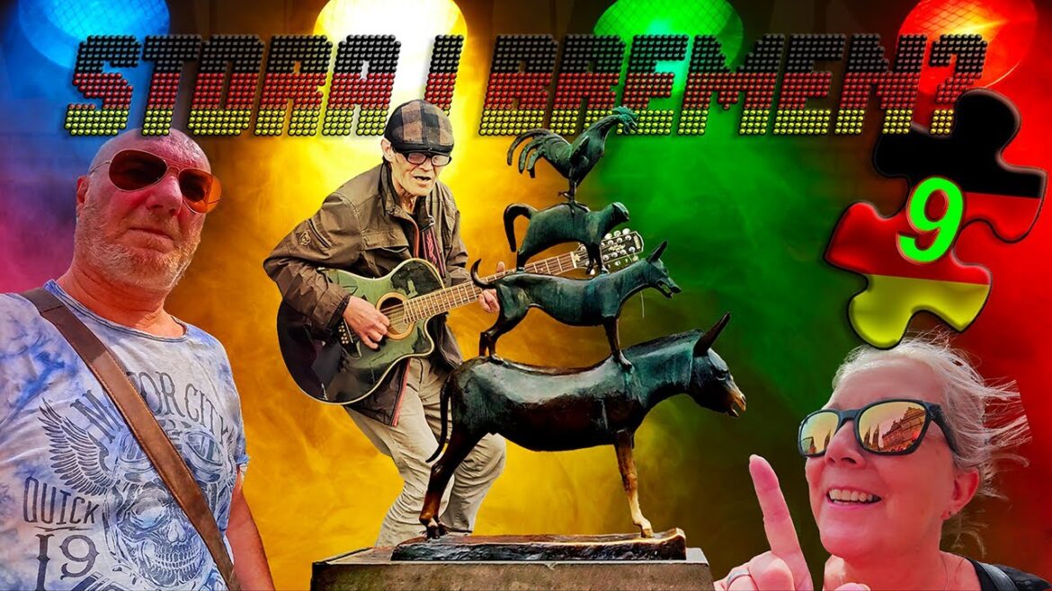 Vi besöker Bremen och Stadsmusikanterna i Tyskland. Del9  av vår Europaresa med Husbil