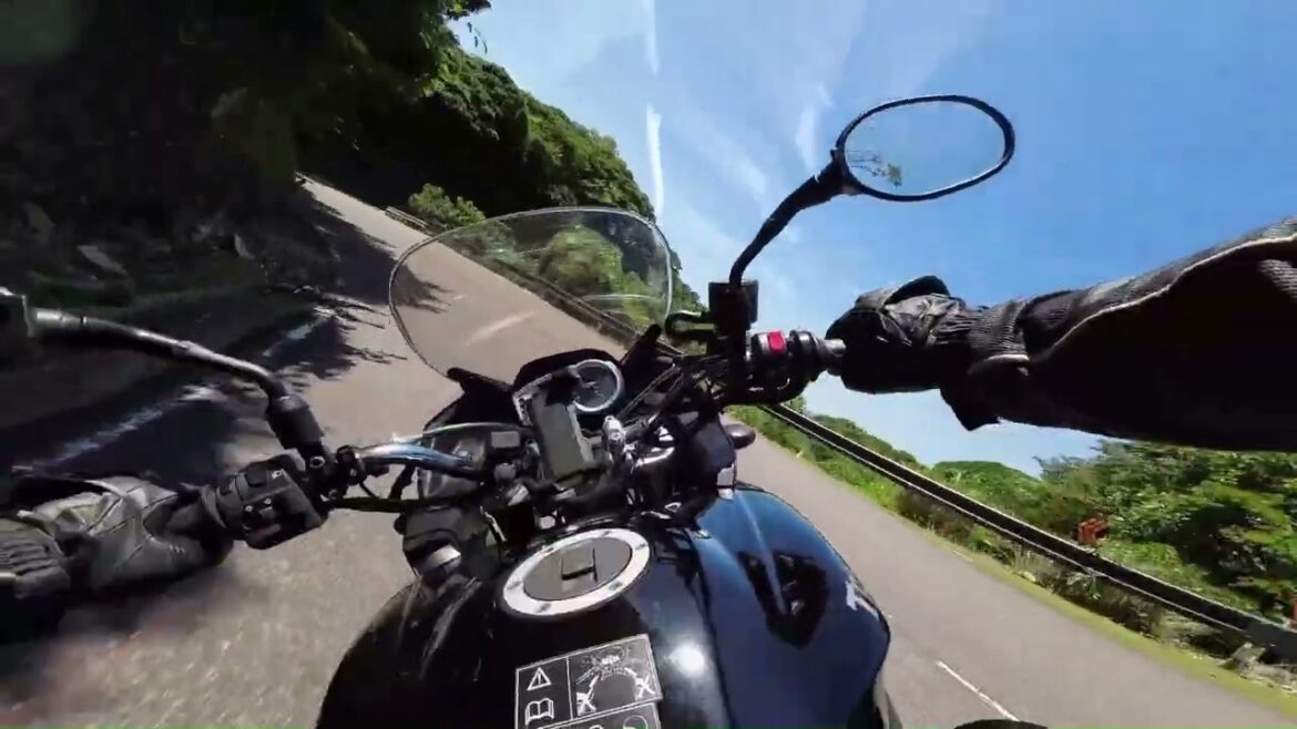 Coastline Run - 36C - Needed an ND Filter | 6 min POV | Triumph Tiger | PURE 3-Cylinder Sound