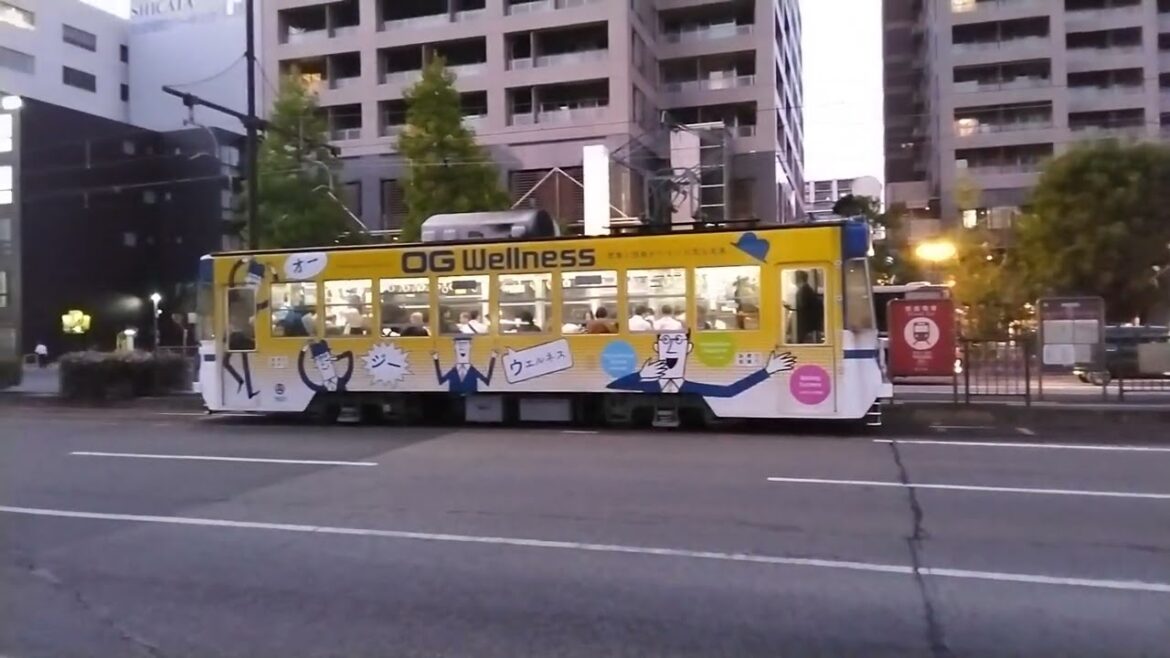 Streetcars operating in Okayama, Japan