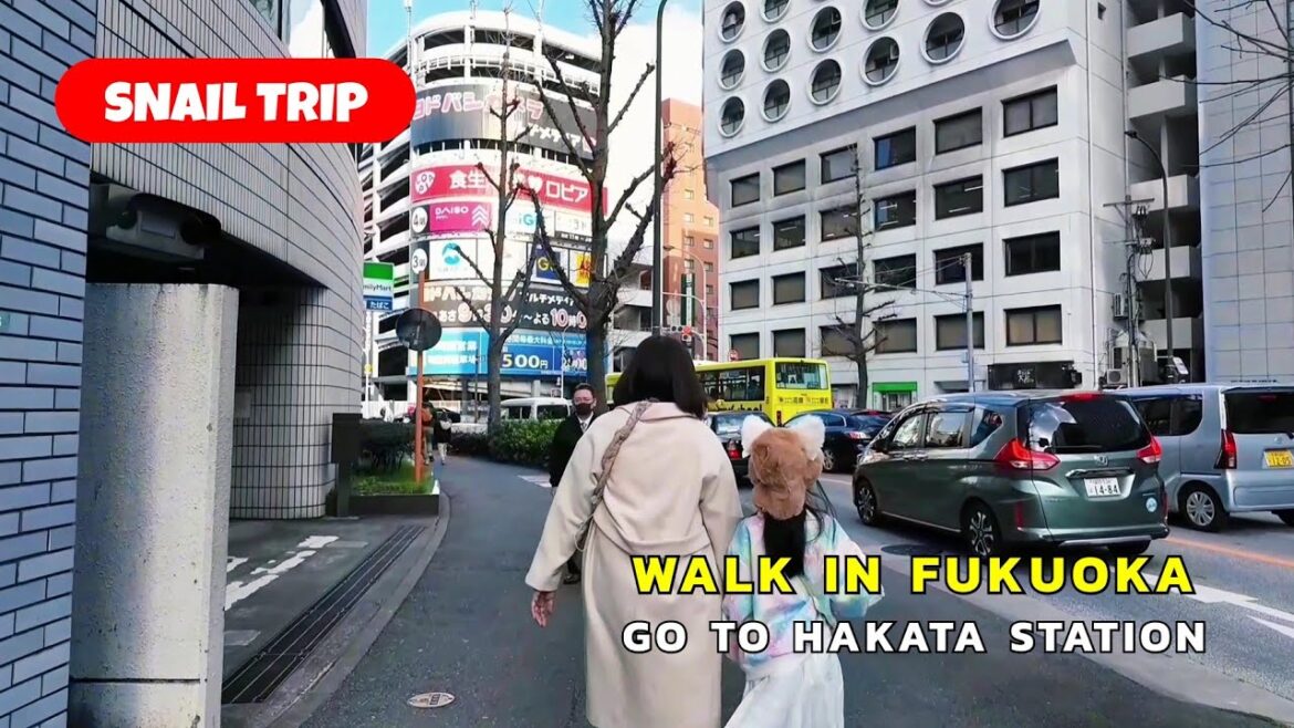 Walking in Fukuoka (To Hakata Station)
