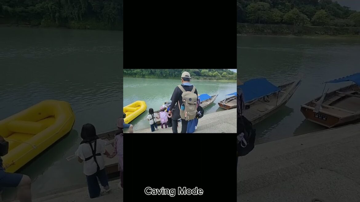 KAYAKING AND CAVING NEAR KUMAMOTO KHUSYU JAPAN